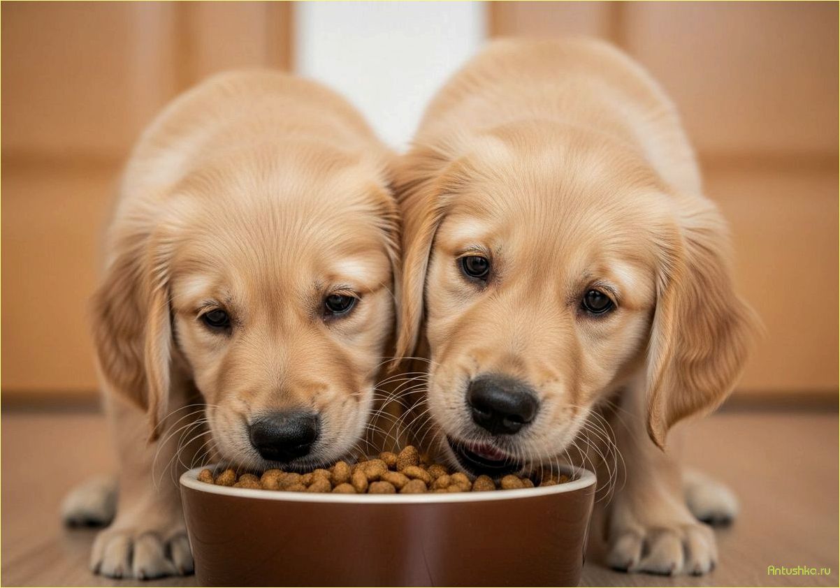 Основные рекомендации по выбору корма для щенков разных пород и возрастов